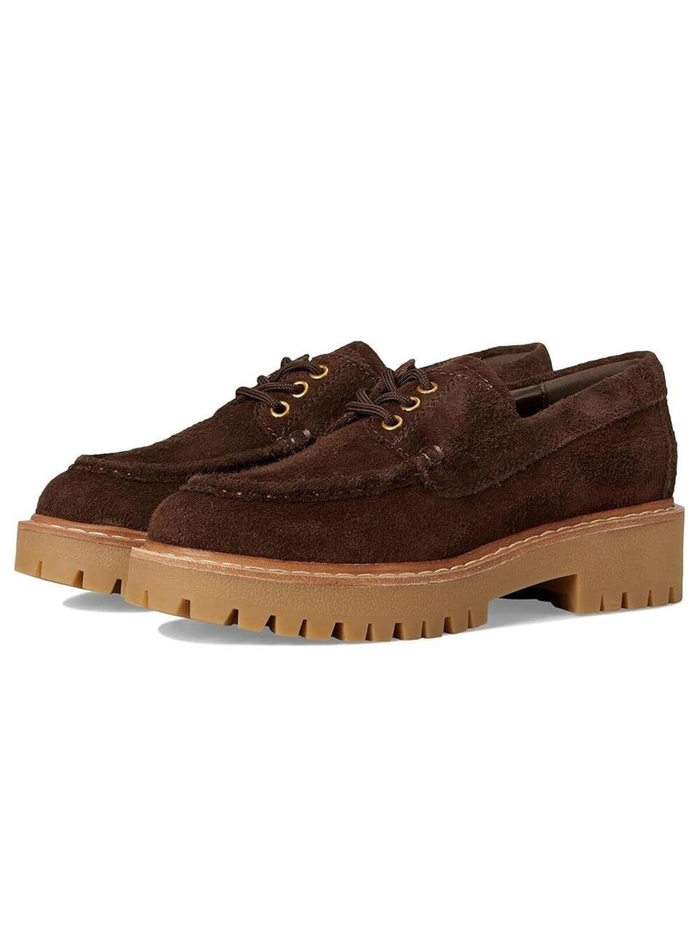 179$ Marc Fisher Ltd Suede Nerida Dress Shoes Women's Size 6.5 Dark Brown
